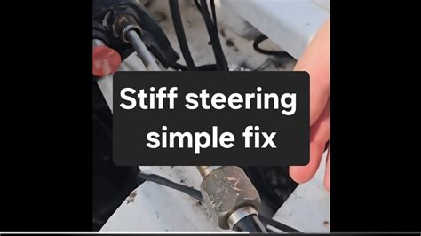 Boat Cable Steering Stiff