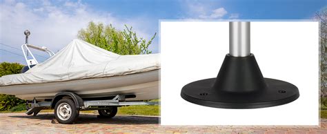 Boat Cover Vent Pole Support System