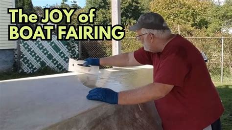 Boat Fairing Techniques