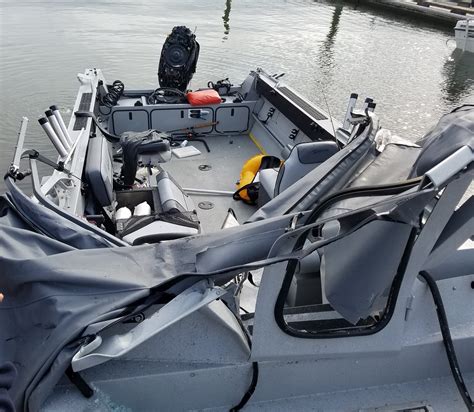 boat hits fisherman in accident