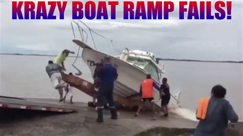 boat launching fails youtube