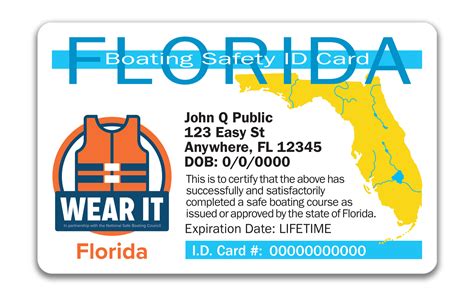 Boating Safety Id Card
