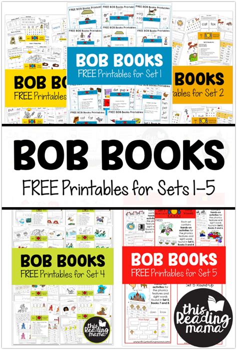 Bob Books Reading Train Printable
