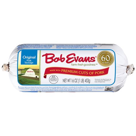 bob evans ground sausage nutrition