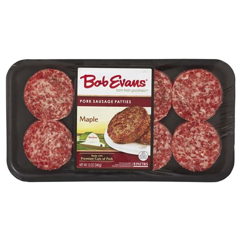 bob evans maple sausage patties