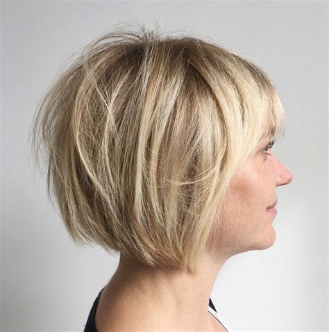  79 Ideas Bob Haircuts For Fine Hair With Bangs Hairstyles Inspiration
