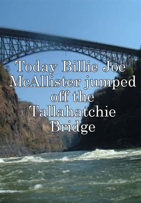 bobbie jo jump off the tallahatchie bridge