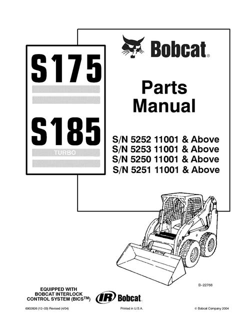 bobcat parts catalogue