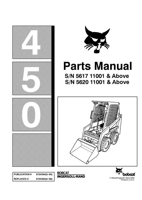 bobcat s450 parts catalog pdf