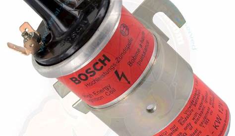 Bobine Bosch Rouge BOSCH 12V, Allumage électronique/TSZ