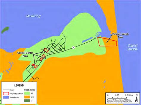 boca chica launch site map