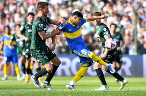 boca vs sarmiento hora y formaciones