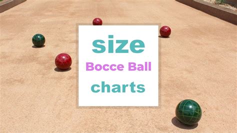 bocce ball standard size