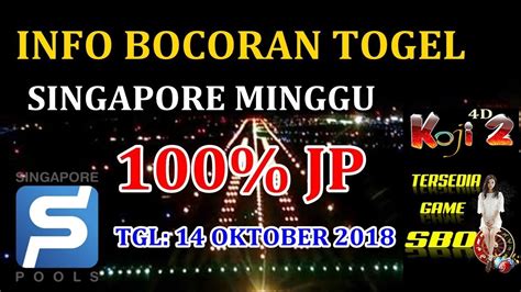 Bocoran Togel SGP Hari ini. ANGKA MAIN SINGAPORE 12 September 2019… by Domino4d Medium