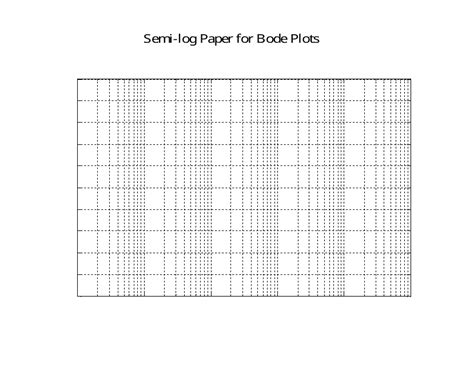 Bode Plot Using Semi Log Graph Paper