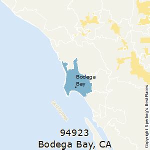 Bodega Bay Zip Code Map