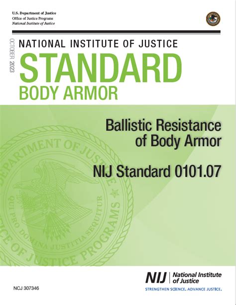 Body Armor Performance Standards
