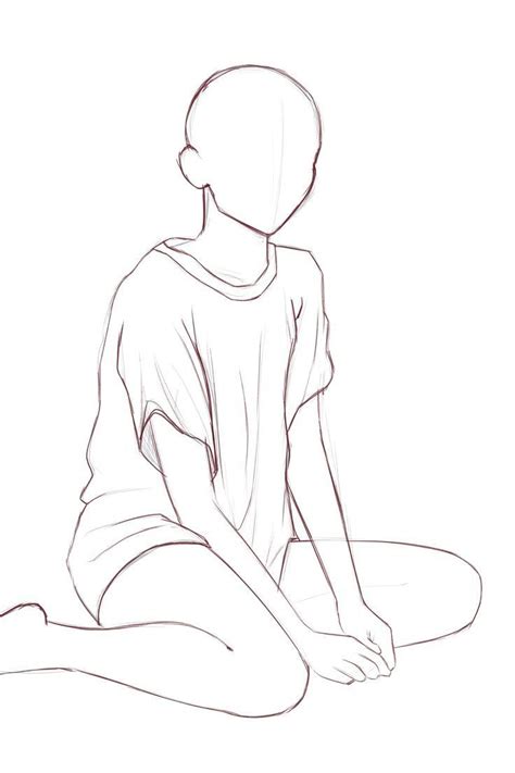 Body Base Drawing Sitting
