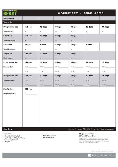 Body Beast Bulk Arms Breaking Down The Workout Tactical Elite
