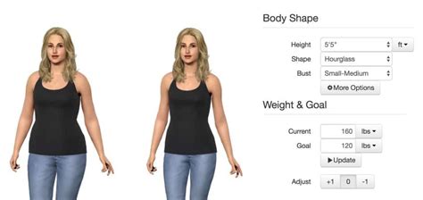 body composition visualizer