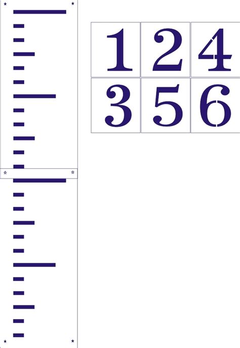 Body Growth Ruler Printable