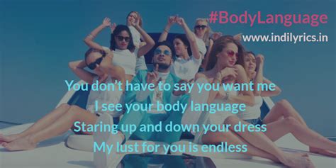 body language song lyrics