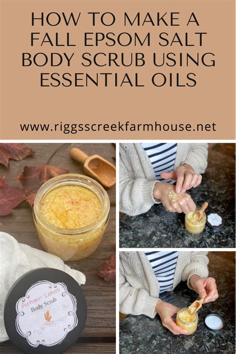 Body Scrub Using Essential Oils