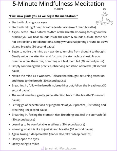 Body Sensing Meditation Script