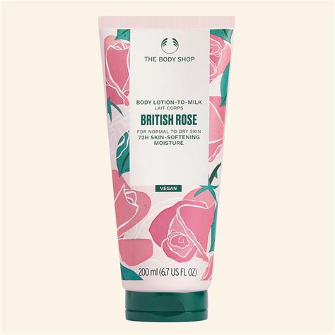 body shop british rose body lotion