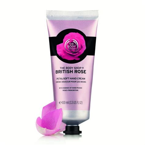 body shop british rose hand cream