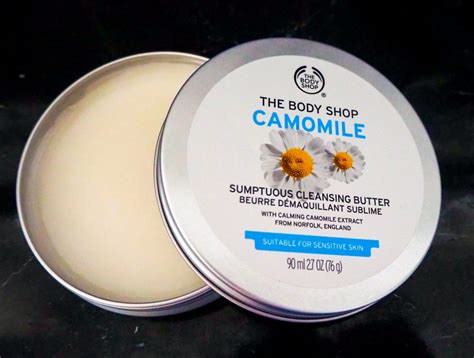 body shop camomile cleansing butter vs oil