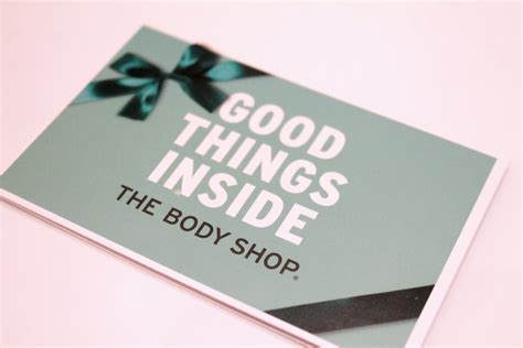 body shop gift cards uk