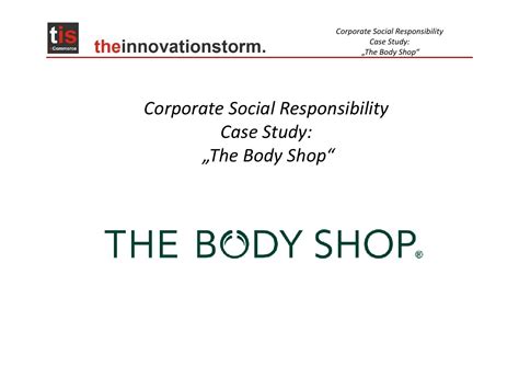 body shop international case study