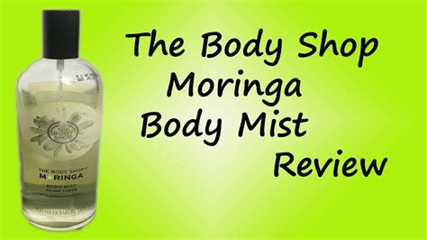 body shop moringa smell