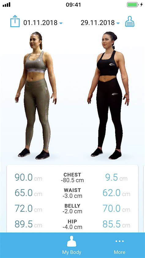 body visualizer weight