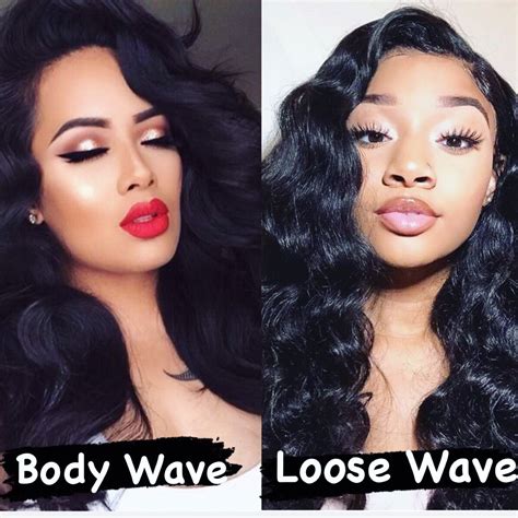 body wave and loose wave