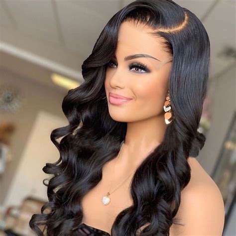 body wave lace front wig human hair