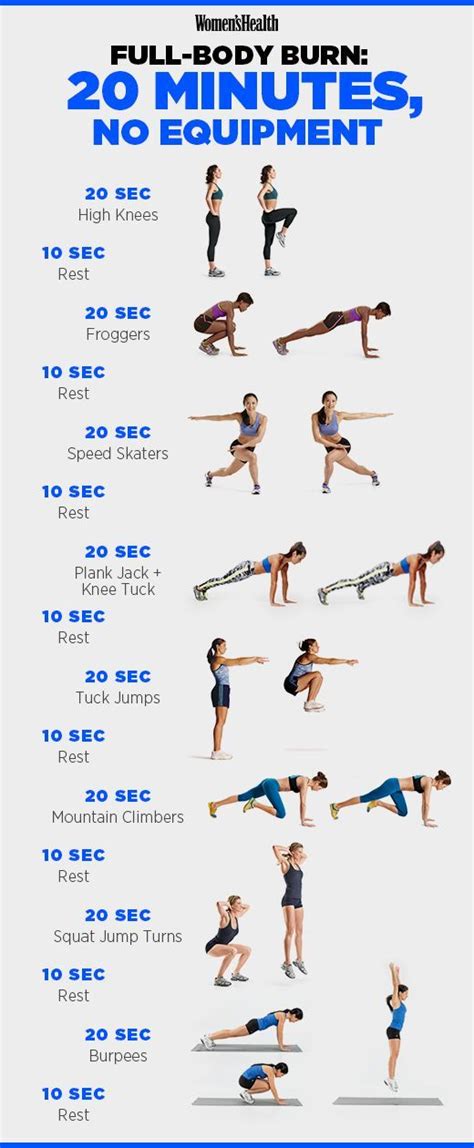 body weight tabata workouts