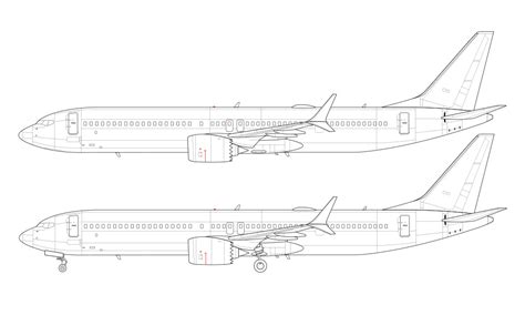 boeing 737 max 10 drawing