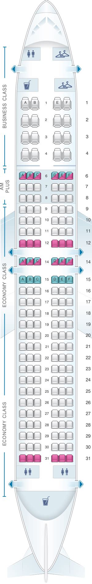 boeing 737 max 8 aeromexico seat map