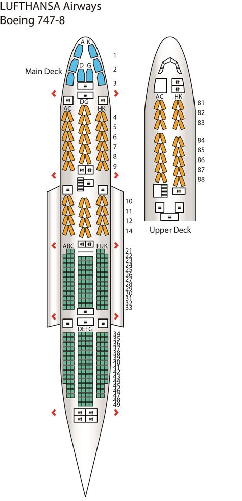 boeing 747 800 seat map