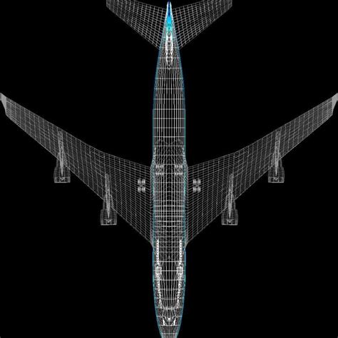 boeing 747 cad model