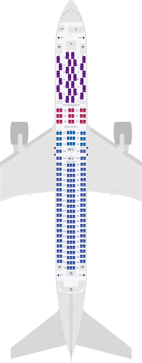 boeing 767 300 winglets seat map