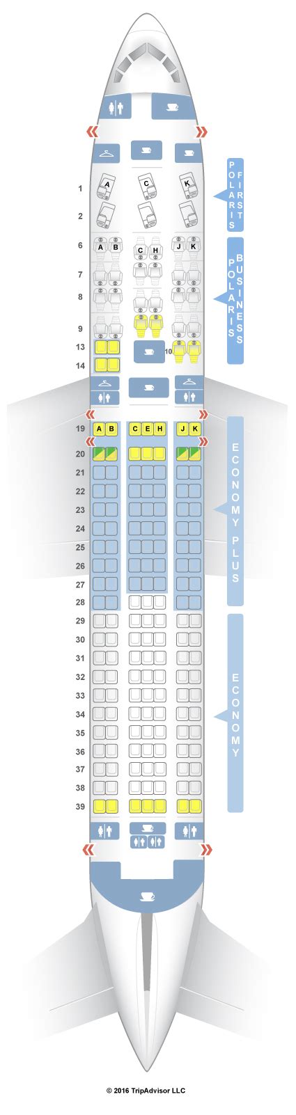 boeing 767 jet seating chart united
