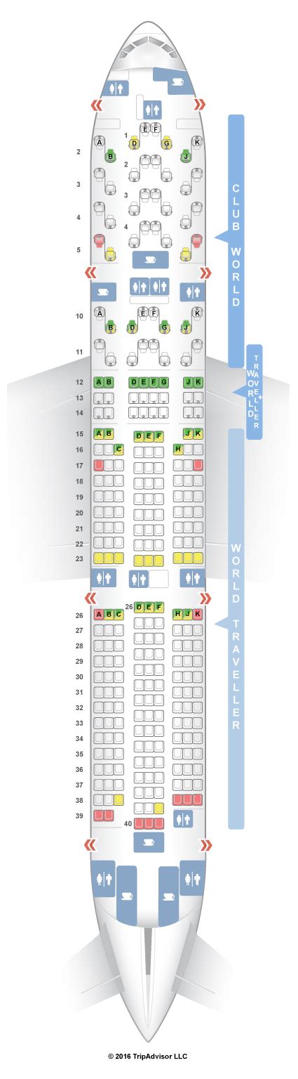 boeing 777 seating plan british airways