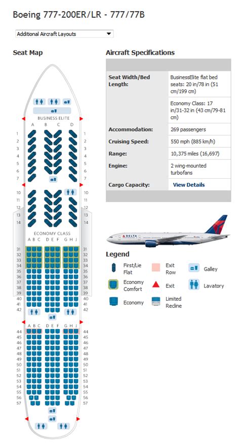 boeing 777-200 seat map delta