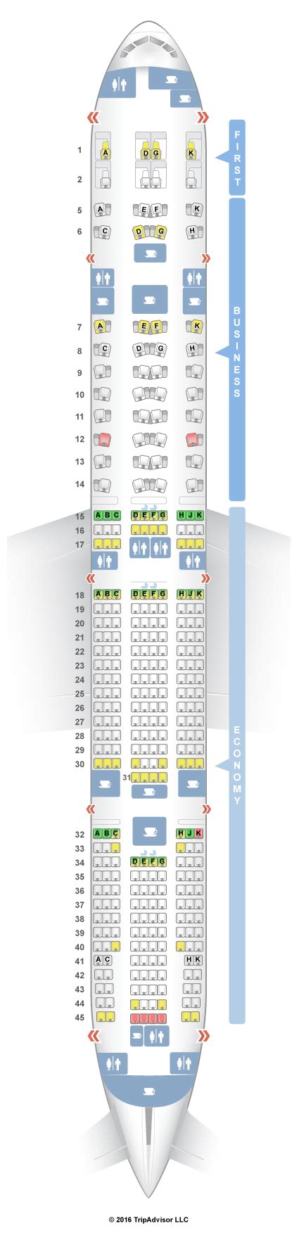 boeing 777-300er 77w seat map