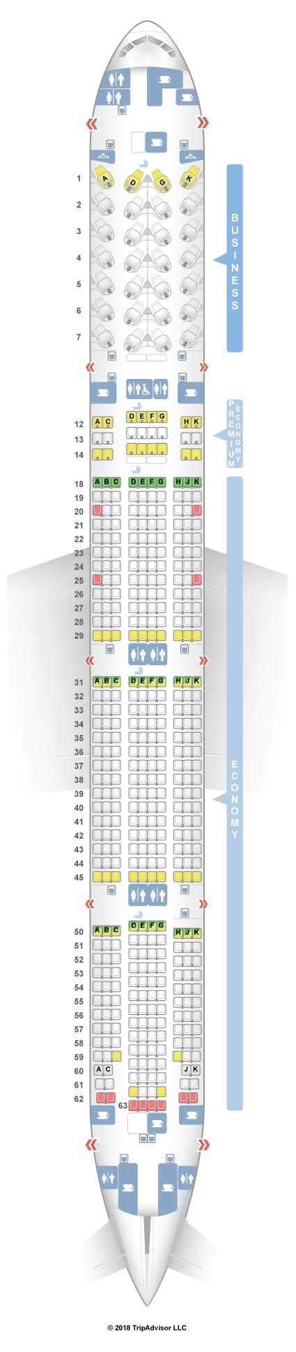boeing 777-300er seating chart air canada