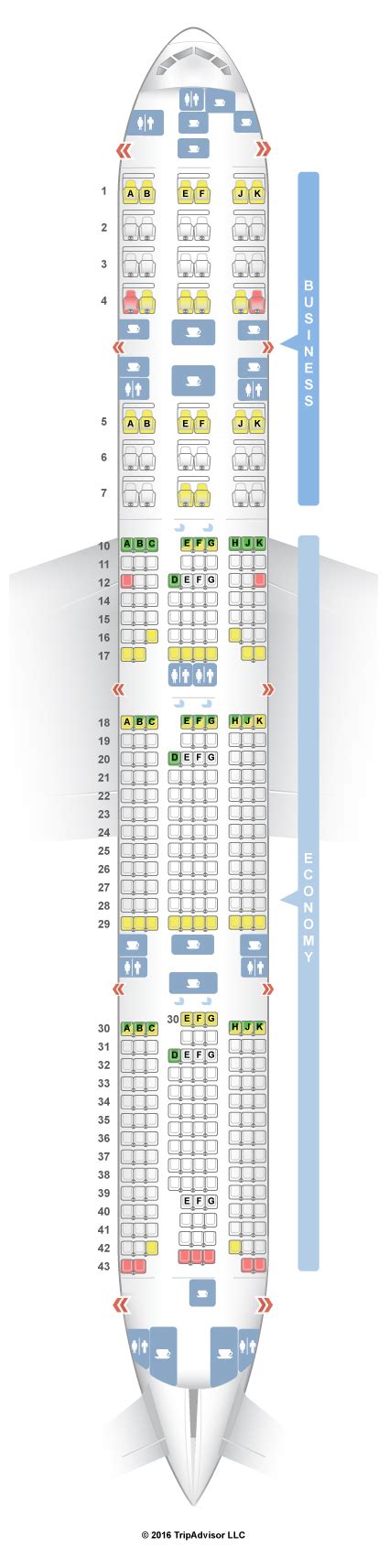 boeing 777-300er seating chart qatar airways