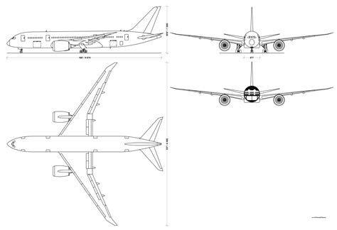 boeing 787 dreamliner blueprints